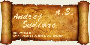 Andrej Sudimac vizit kartica